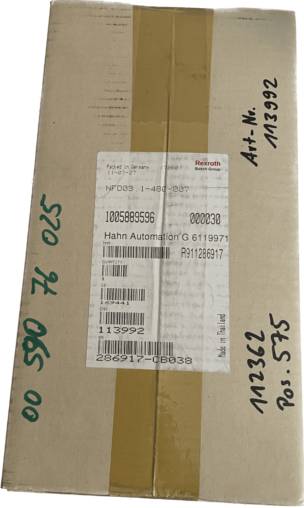 Rexroth Netzfilter / Power Line Filter NFD03.1-480-007 - KLEMA ...