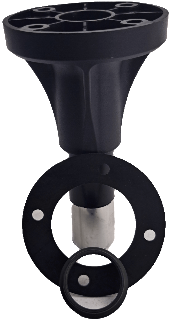 Schneider Elektric Stützrohr+Halterung L=80mm, schwarzes Aluminium XVBZ02 - #product_category# | Klenk Maschinenhandel