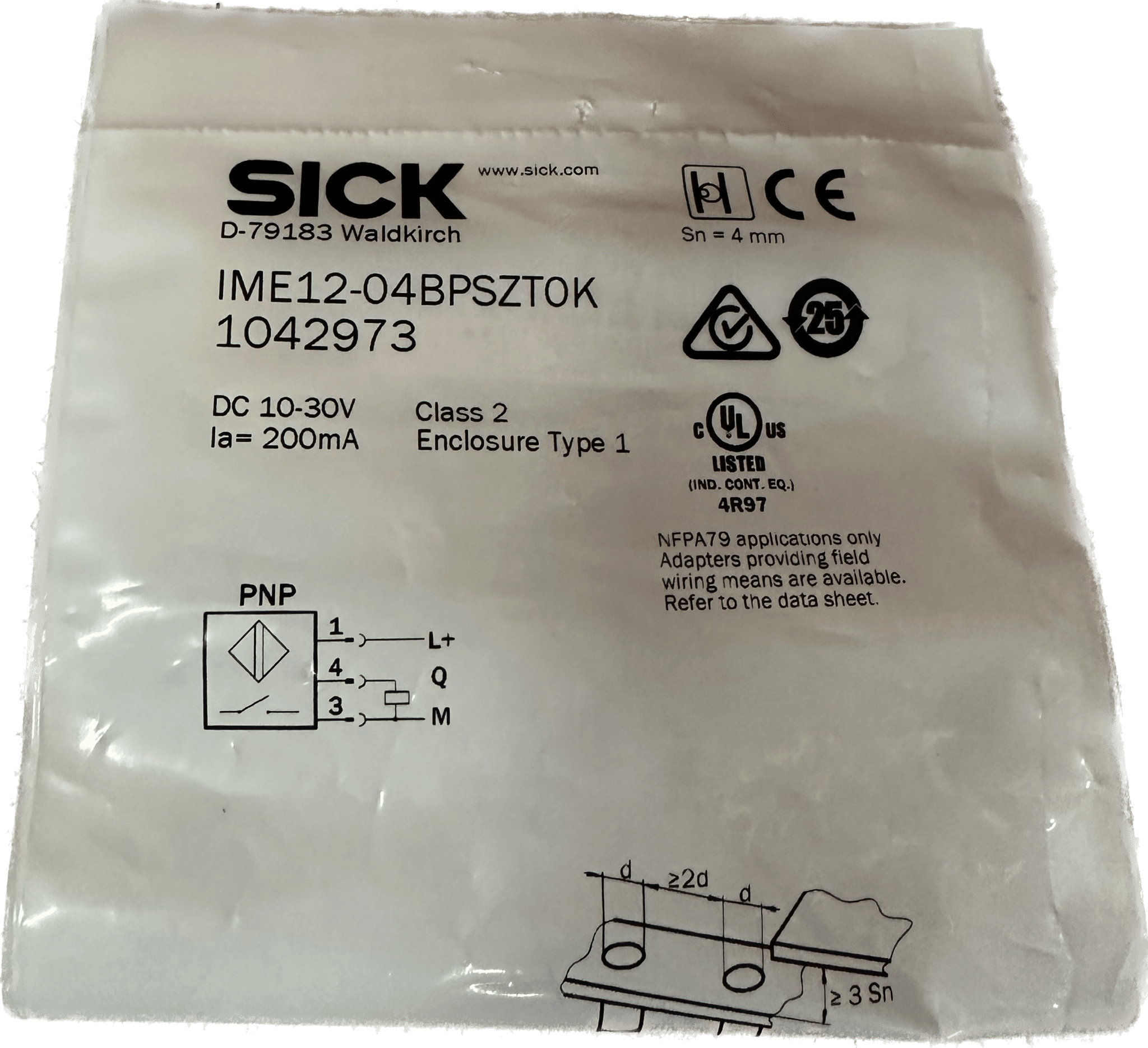 Sick 1042973 Induktive Näherungssensoren - #product_category# | Klenk Maschinenhandel