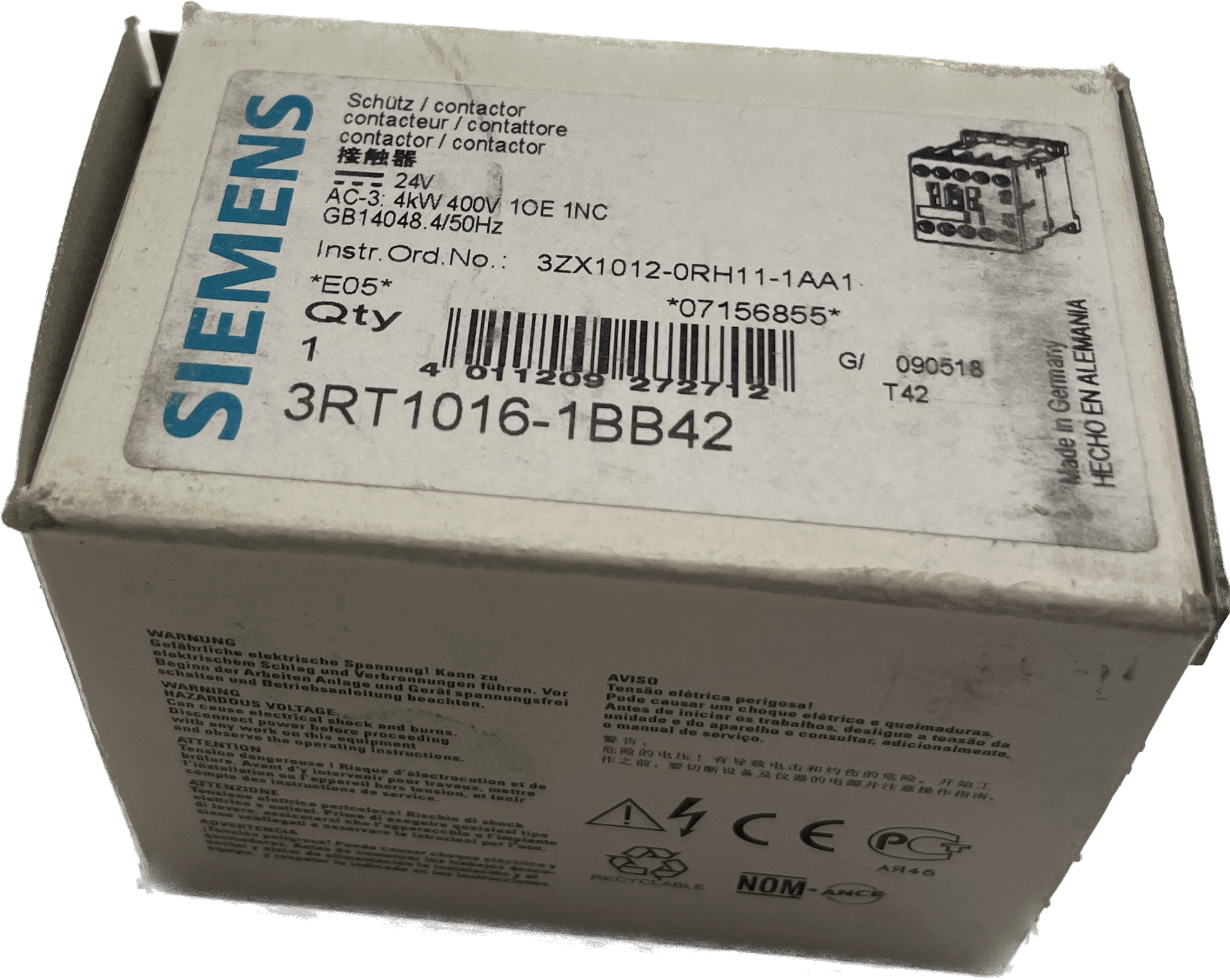 Siemens 3RT1016-1BB42 - #product_category# | Klenk Maschinenhandel