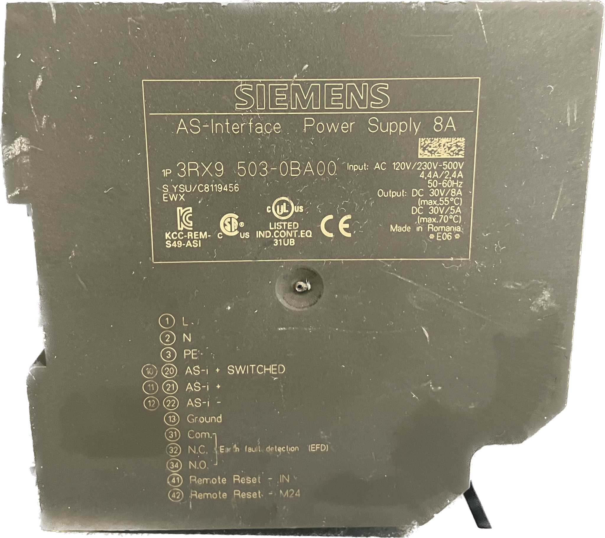 Siemens AS-i Power 8A 3RX9503-0BA00 - #product_category# | Klenk Maschinenhandel