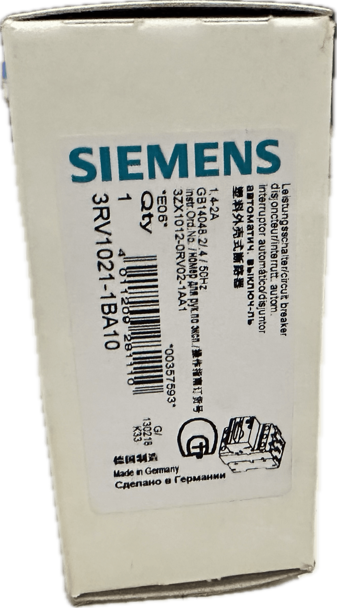 Siemens Leistungsschalter 3RV1021-1BA10 - #product_category# | Klenk Maschinenhandel