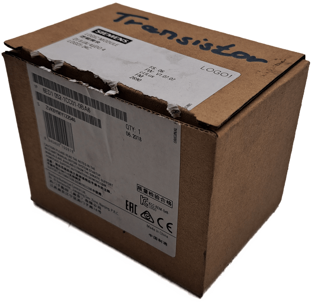 Siemens LOGO! 24 RCEo - 6ED1052-2HB08-0BA1 Siemens LOGO! 24 RCEo - 6ED1052-2HB08-0BA1
