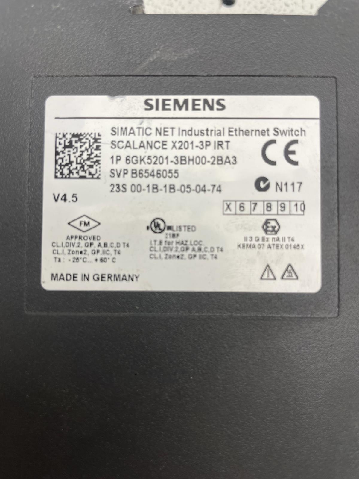 Siemens SCALANCE X201-3PIRT 6GK5201-3BH00-2BA3 - #product_category# | Klenk Maschinenhandel