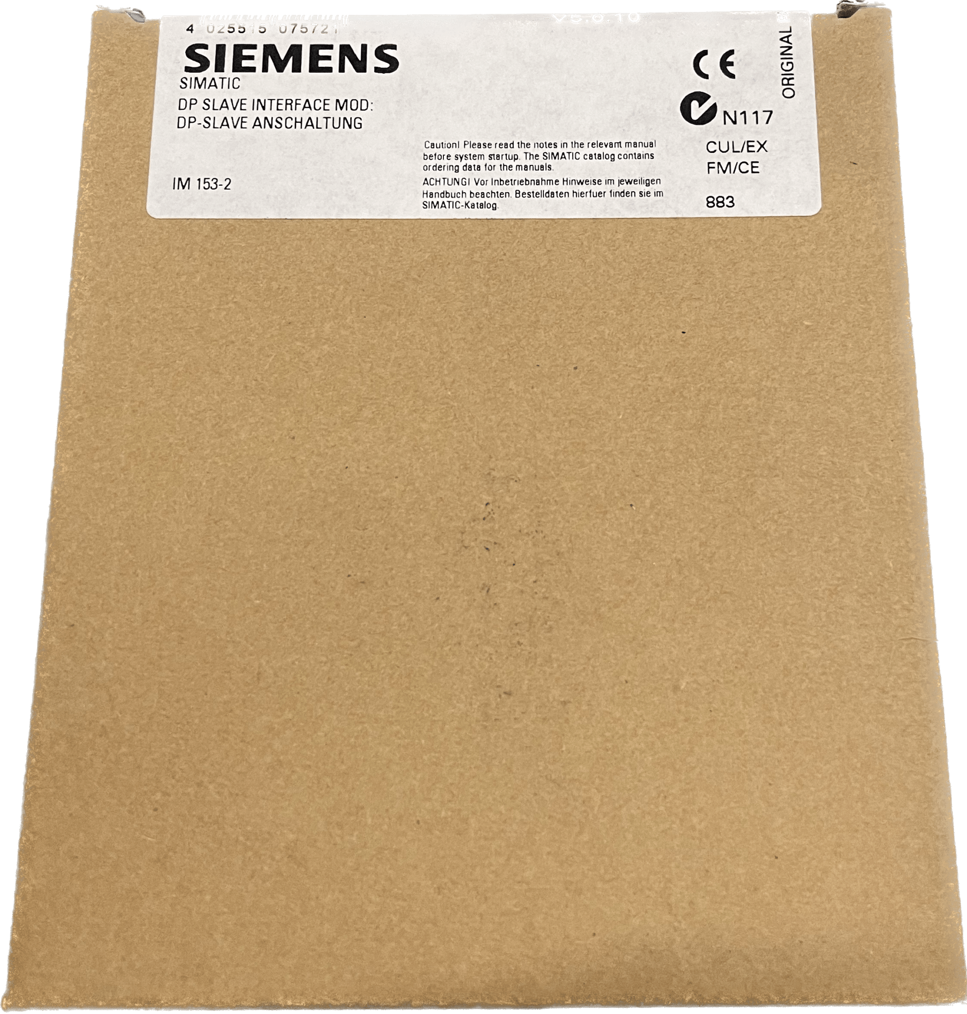 Siemens SIMATIC DP, Anschaltung ET 200M IM 153-2 High Feature für max. 12 S - #product_category# | Klenk Maschinenhandel