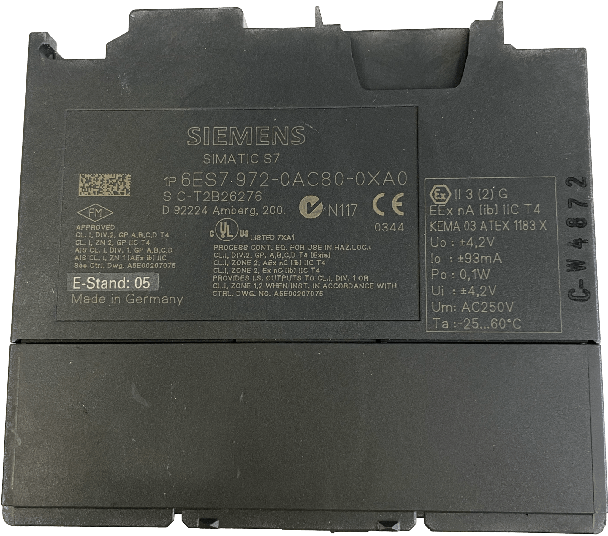 Siemens SIMATIC DP, dezentr. Peripherie Feldgeräteanbindung 6ES7972-0AC80-0XA0 - #product_category# | Klenk Maschinenhandel