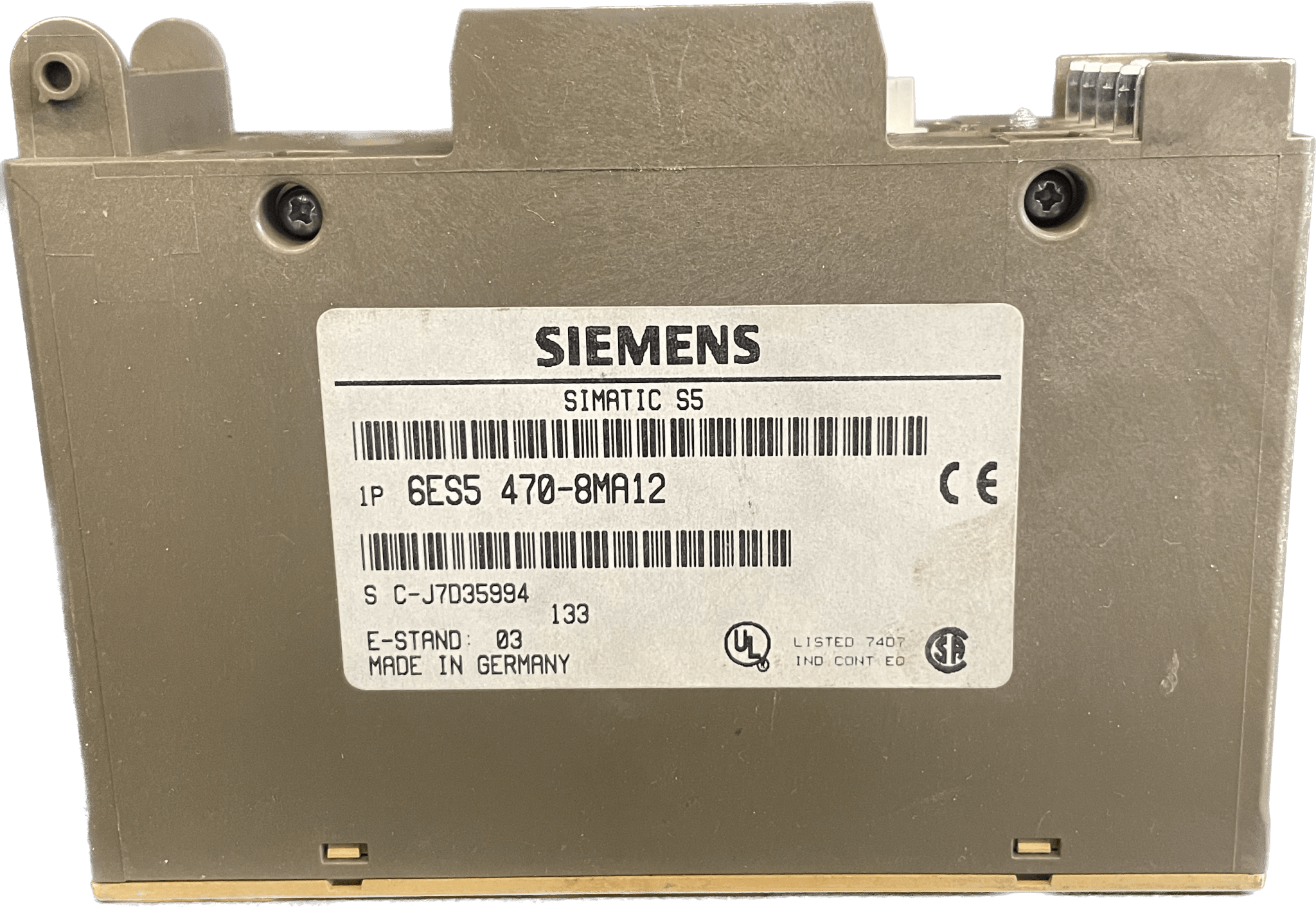 Siemens SIMATIC S5 6ES5470-8MA12 - #product_category# | Klenk Maschinenhandel