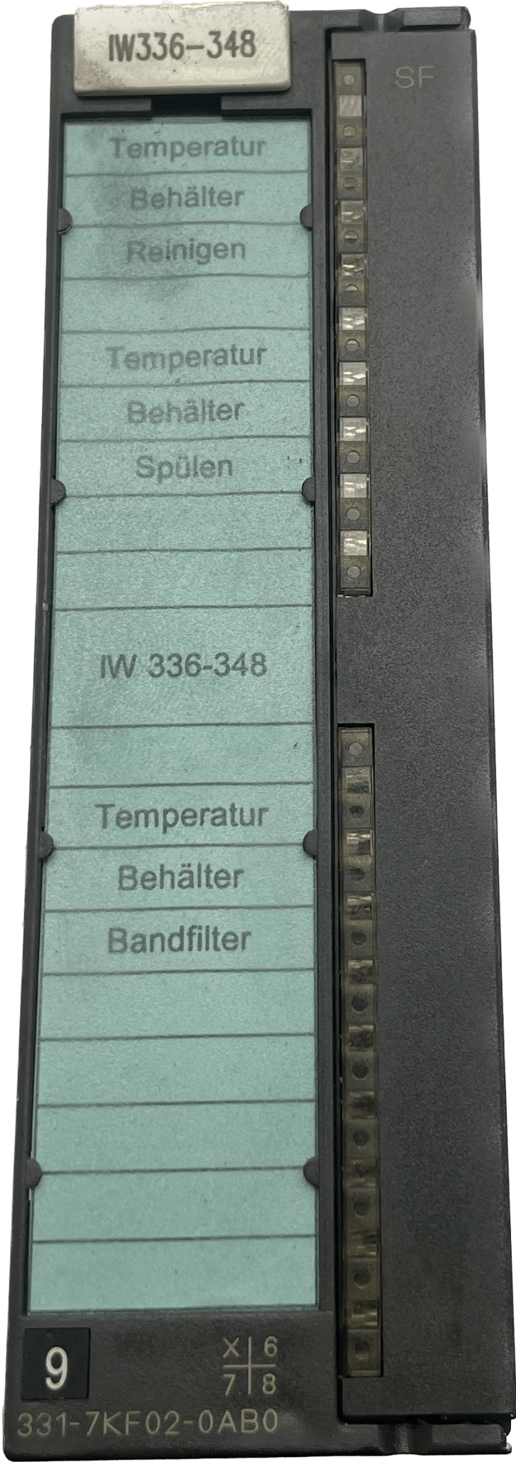 Siemens SIMATIC S7-300 6ES7331-7KF02-0AB0 (g) - #product_category# | Klenk Maschinenhandel