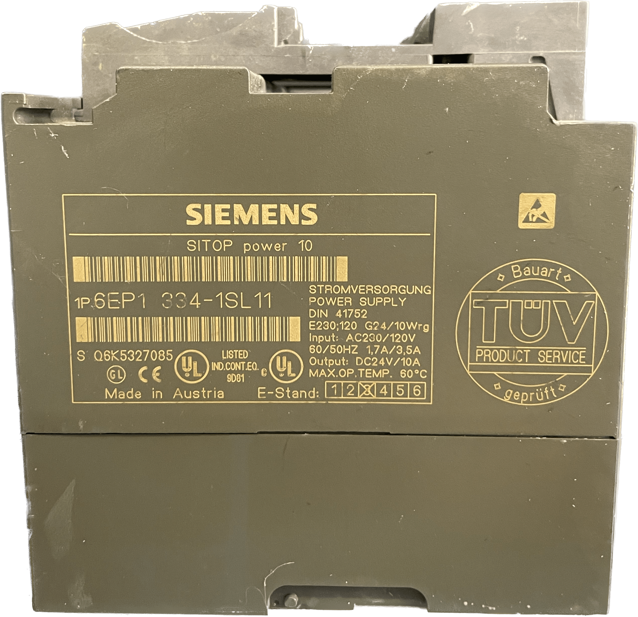 Siemens SITOP power 10 A 6EP1334-1SL11 - #product_category# | Klenk Maschinenhandel