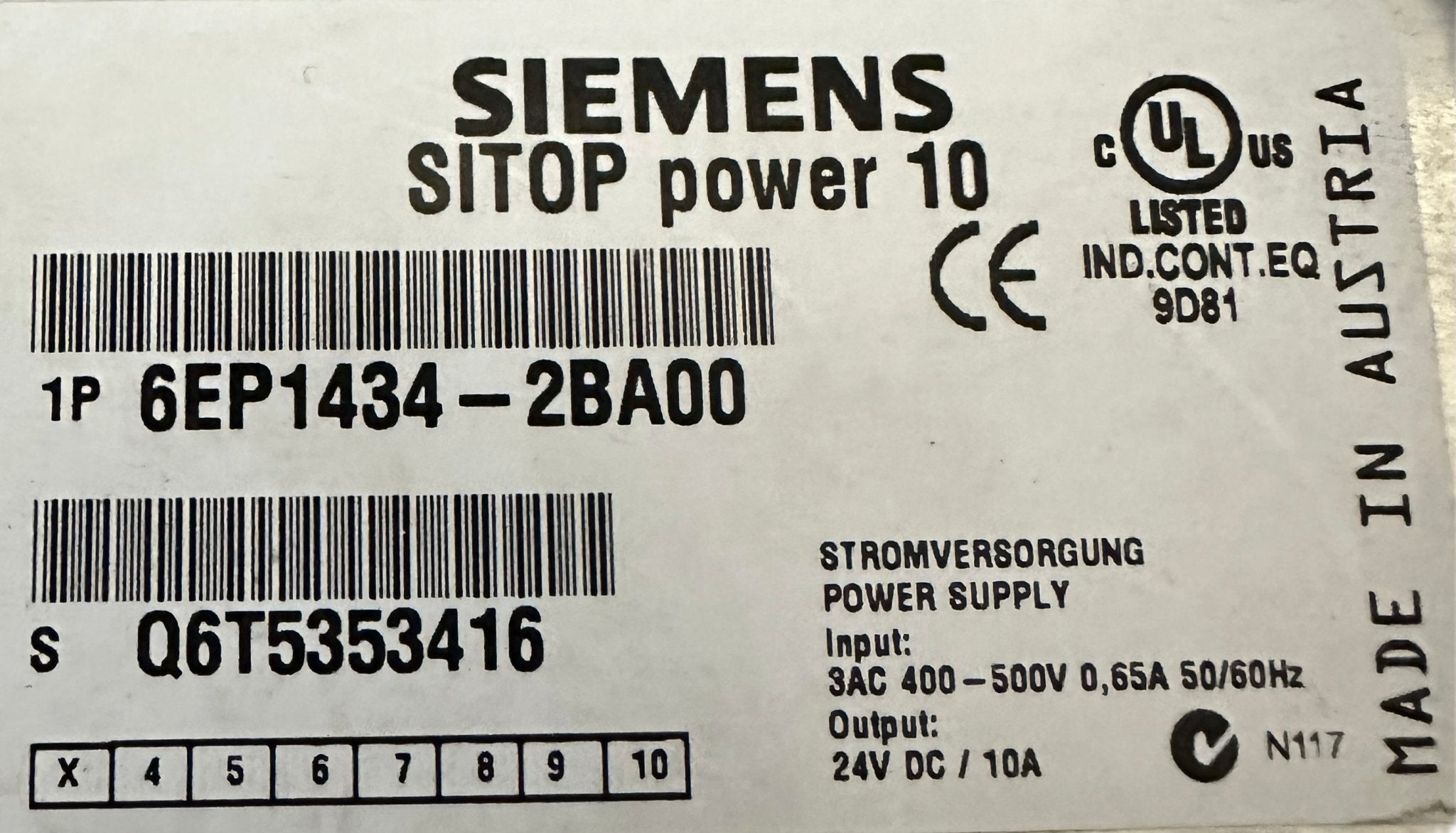 Siemens SITOP power 6EP1434-2BA00 - #product_category# | Klenk Maschinenhandel