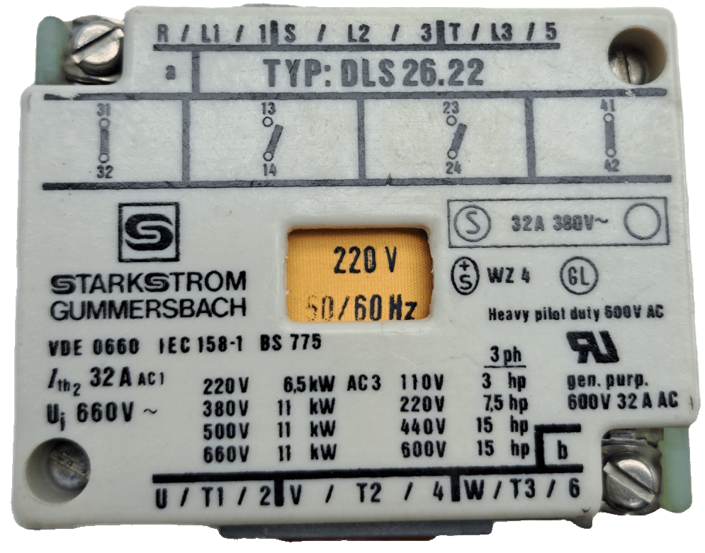 Starkstrom Gummersbach Leistungsschütz DLS 26.22 - #product_category# | Klenk Maschinenhandel